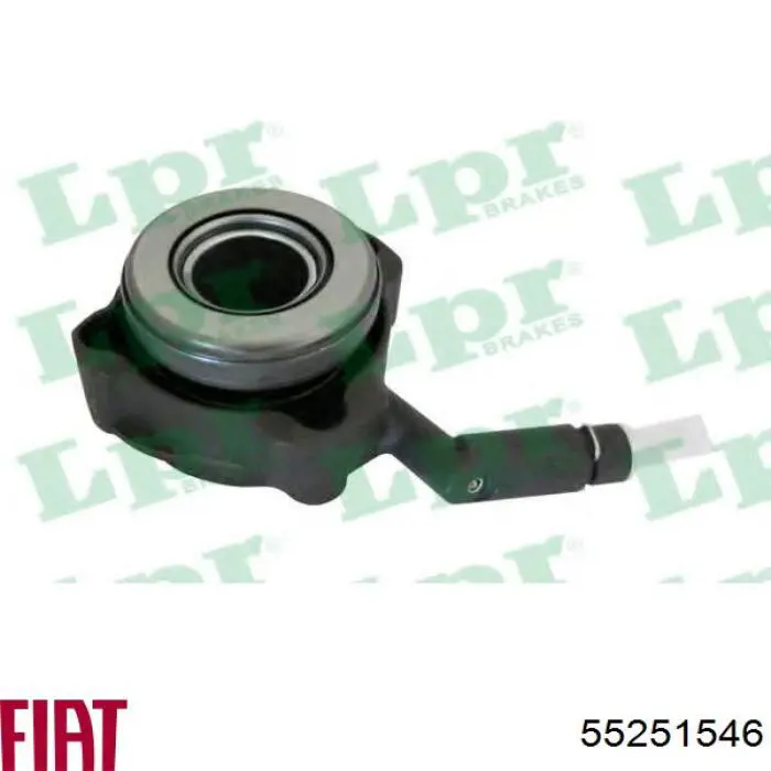 Do koszyka 55251546 Fiat/Alfa/Lancia Cylinder roboczy sprzęgła (wysprzęglik) w komplecie z łożyskiem wyciskowym