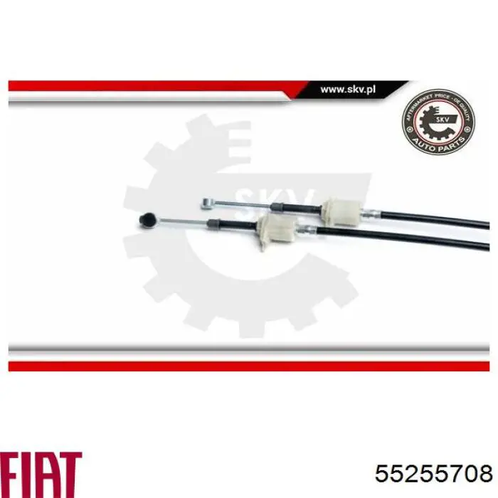Linka dźwigni zmiany biegów podwójna 55255708 Fiat/Alfa/Lancia