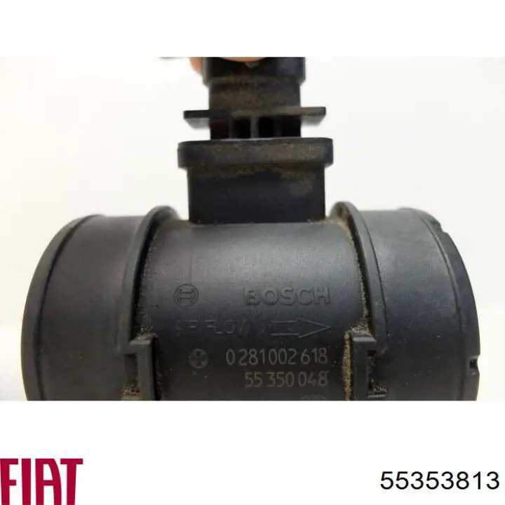 Czujnik przepływu powietrza, przepływomierz powietrza M.A.F. 55353813 Fiat/Alfa/Lancia