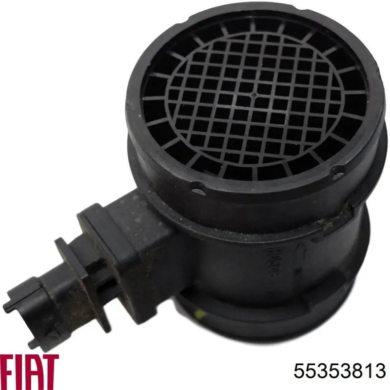 Do koszyka 55353813 Fiat/Alfa/Lancia Czujnik przepływu powietrza, przepływomierz powietrza M.A.F.