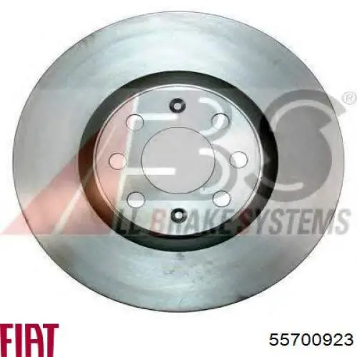 55700923 Fiat/Alfa/Lancia Tarcza hamulcowa przednia