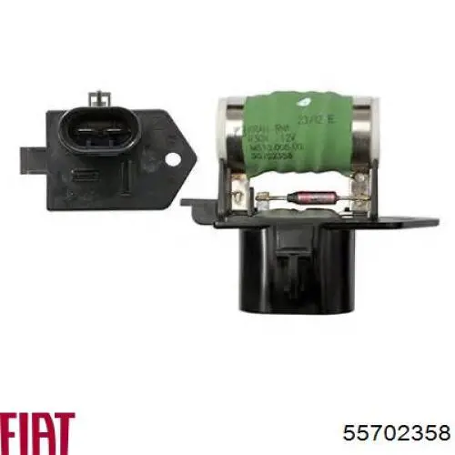 55702358 Fiat/Alfa/Lancia Rezystor wentylatora nagrzewnicy (ogrzewacza kabiny)