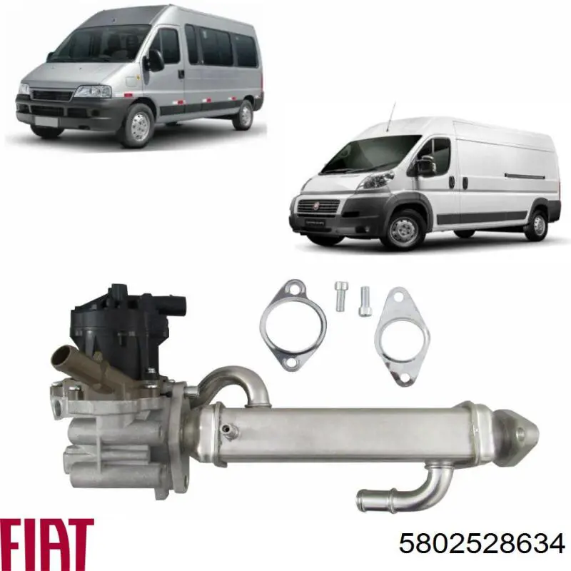 5802528634 Fiat/Alfa/Lancia Chłodnica układu recyrkulacji spalin EGR