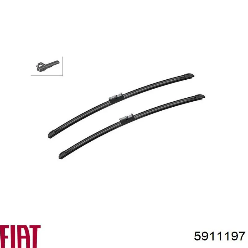 Pióro wycieraczki szyby przedniej, zestaw (2 szt.) Fiat/Alfa/Lancia 5911197 cena, od 75,94 USD