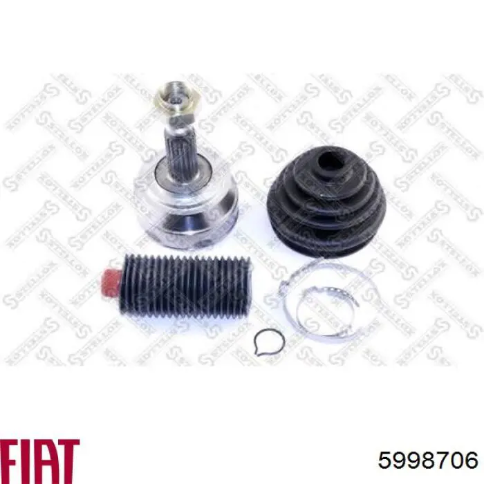 Do koszyka 5998706 Fiat/Alfa/Lancia Przegub homokinetyczny przedni zewnętrzny