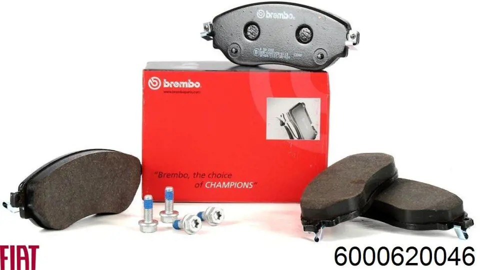 Do koszyka 6000620046 Fiat/Alfa/Lancia Klocki hamulcowe przednie tarczowe