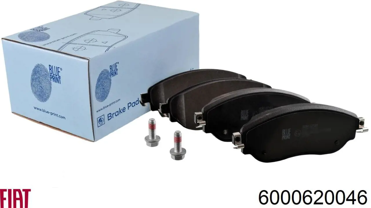 Klocki hamulcowe przednie tarczowe 6000620046 Fiat/Alfa/Lancia