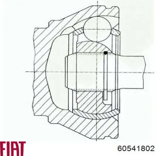 Do koszyka 60541802 Fiat/Alfa/Lancia Przegub homokinetyczny przedni zewnętrzny