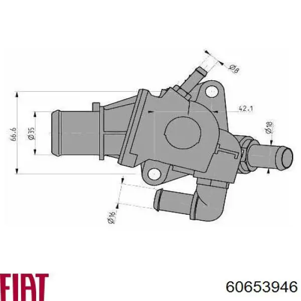 60653946 Fiat/Alfa/Lancia Termostat