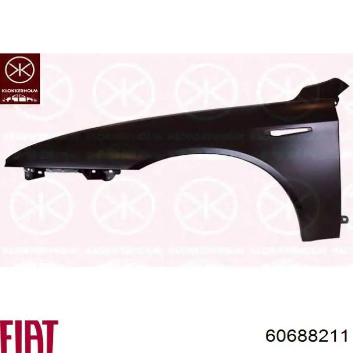 Błotnik przedni prawy Fiat/Alfa/Lancia 60688211 cena, od 154,93 USD