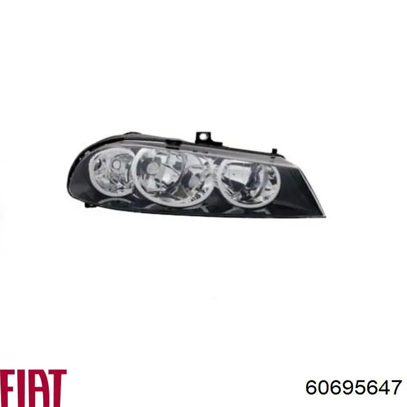 Do koszyka 60695647 Fiat/Alfa/Lancia Reflektor prawy
