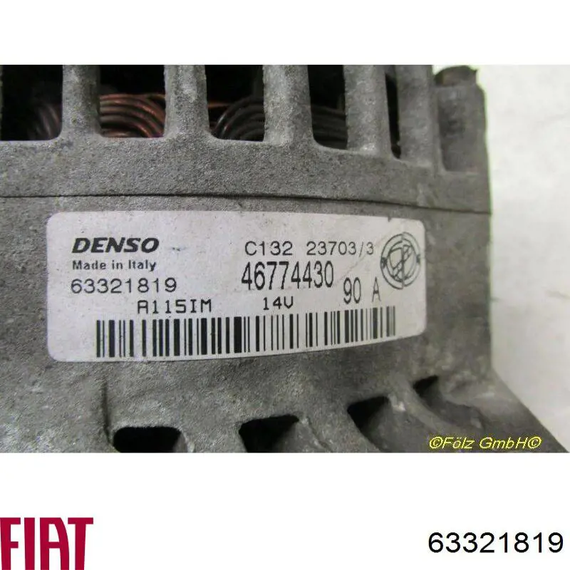 Alternator Fiat/Alfa/Lancia 63321819 cena, od 105,56 USD