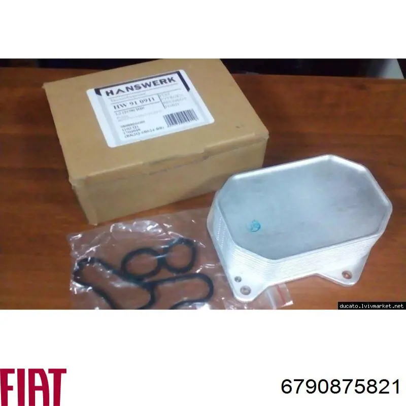 Chłodnica oleju, pod filtrem 6790875821 Fiat/Alfa/Lancia