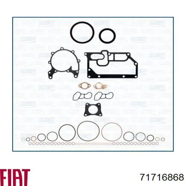 71716868 Fiat/Alfa/Lancia zestaw uszczelek silnika górny