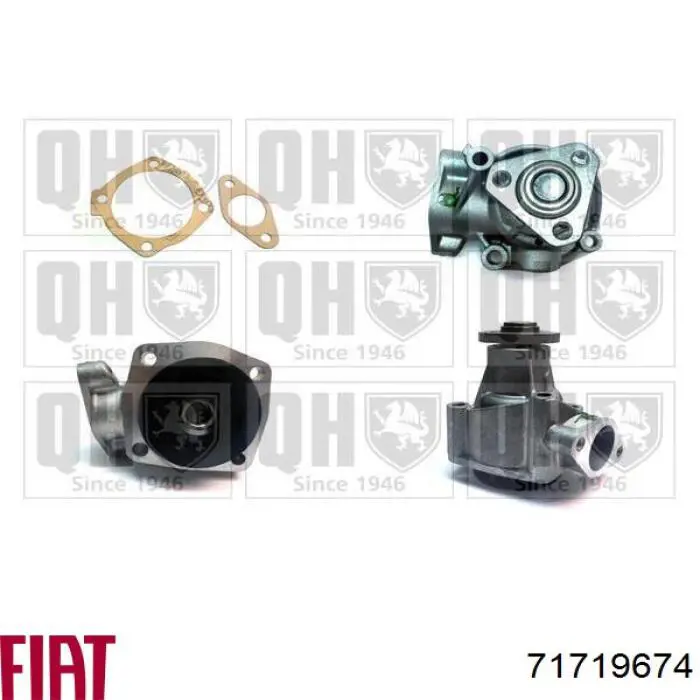 Pompa chłodząca wodna 71719674 Fiat/Alfa/Lancia