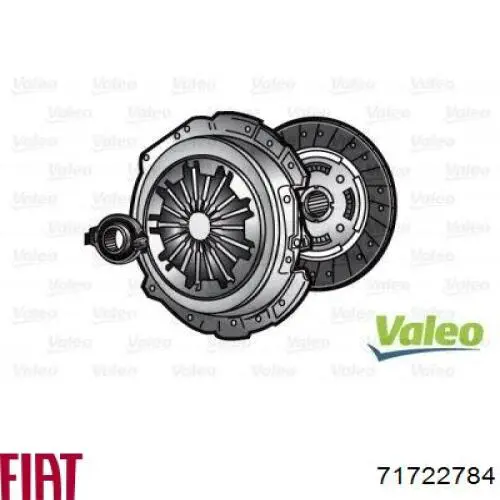 Zestaw sprzęgła (3 części) Fiat/Alfa/Lancia 71722784 cena, od 167,17 USD