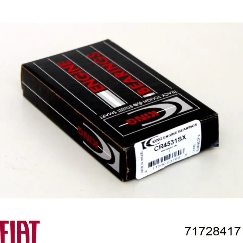 Panewki korbowodowe wału korbowego, zestaw, standardowe (STD) Fiat/Alfa/Lancia 71728417 cena, od 14,59 USD