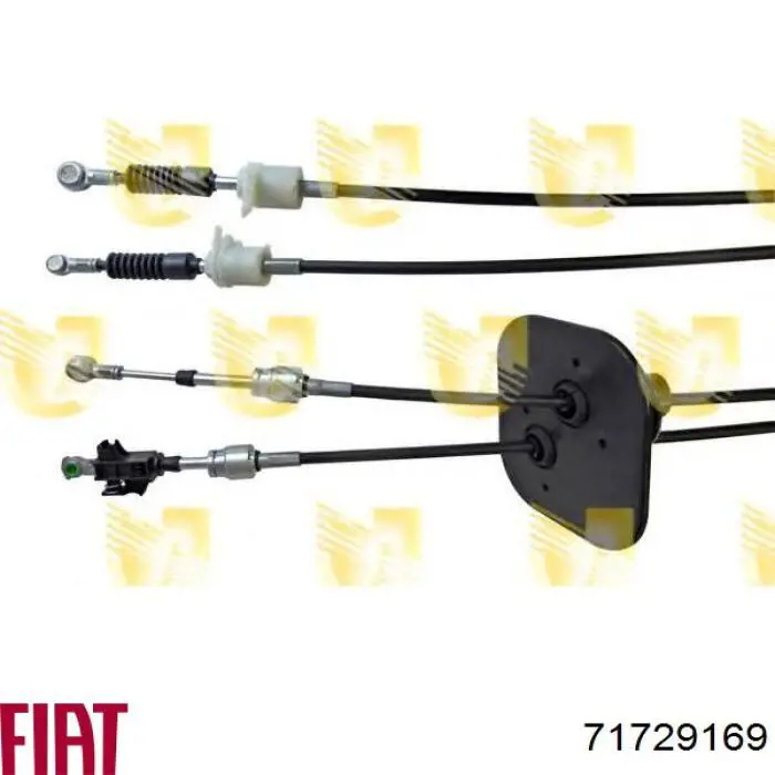 Linka dźwigni zmiany biegów podwójna 71729169 Fiat/Alfa/Lancia