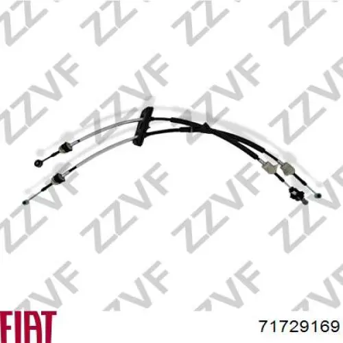 Do koszyka 71729169 Fiat/Alfa/Lancia Linka dźwigni zmiany biegów podwójna