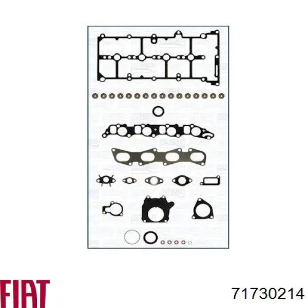 71730214 Fiat/Alfa/Lancia zestaw uszczelek silnika górny