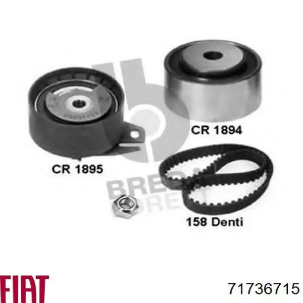 Do koszyka 71736715 Fiat/Alfa/Lancia Pasek rozrządu, zestaw