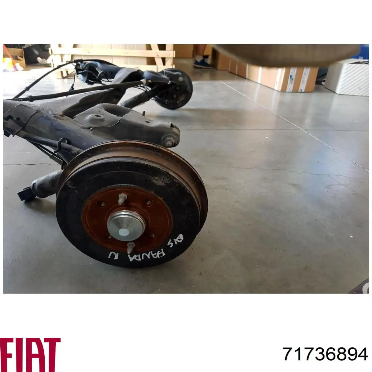 Do koszyka 51856917 Fiat/Alfa/Lancia Korpus osi tylnej