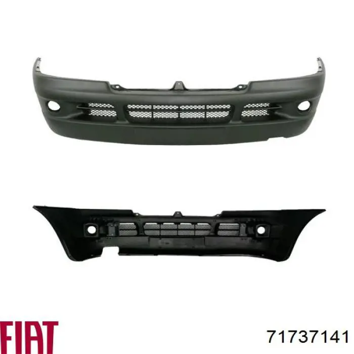 Do koszyka 71737141 Fiat/Alfa/Lancia Zderzak przedni