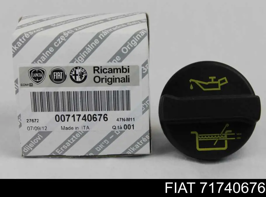 Korek wlewu oleju Fiat/Alfa/Lancia 71740676 cena, od 9,09 USD