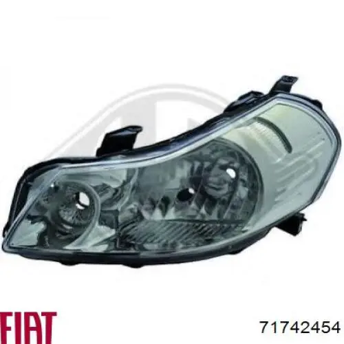 Do koszyka 3532079J00 Suzuki Reflektor lewy