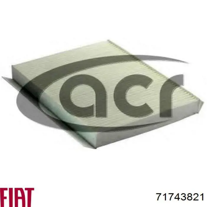 Do koszyka 71743821 Fiat/Alfa/Lancia Filtr kabiny