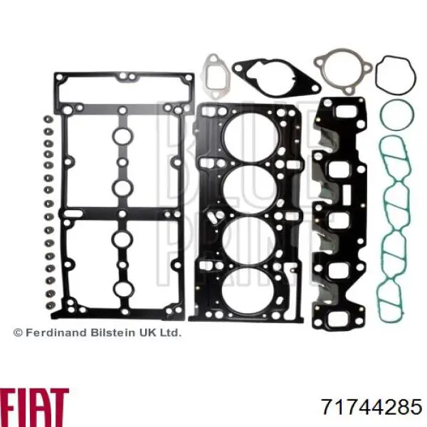 Do koszyka 71753908 Fiat/Alfa/Lancia Zestaw uszczelek silnika górny