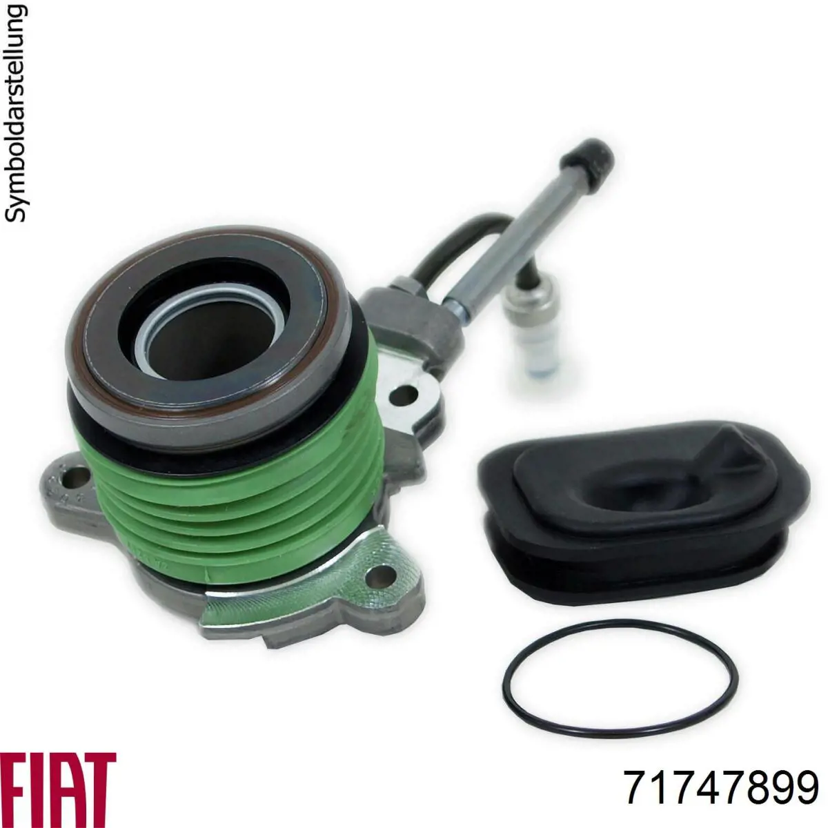 Cylinder roboczy sprzęgła (wysprzęglik) w komplecie z łożyskiem wyciskowym 71747899 Fiat/Alfa/Lancia