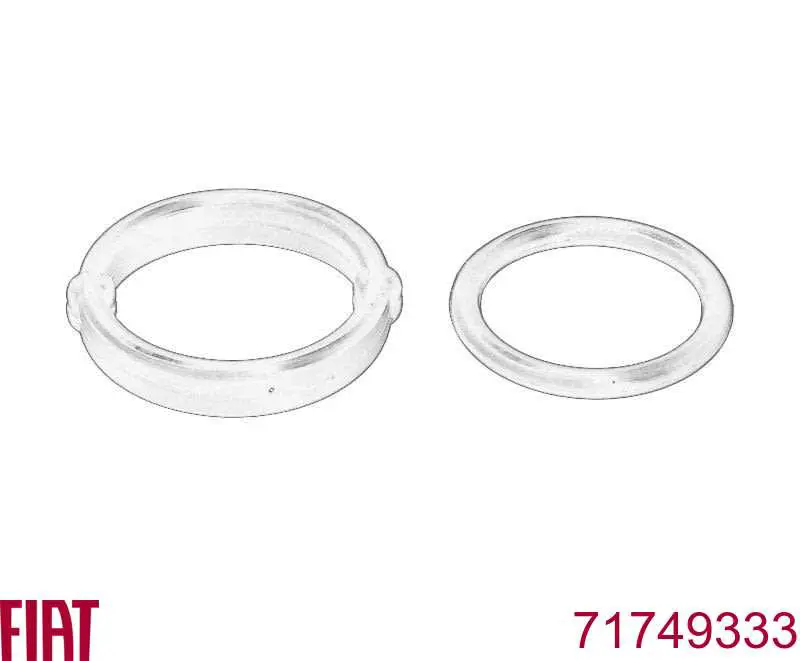Do koszyka 71749333 Fiat/Alfa/Lancia Uszczelka chłodnicy oleju