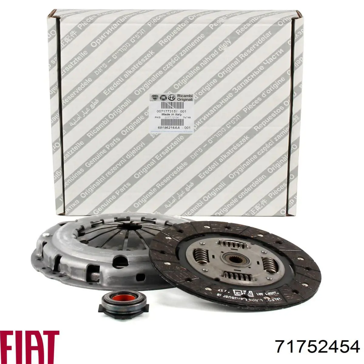 71752454 Fiat/Alfa/Lancia Zestaw sprzęgła (3 części)