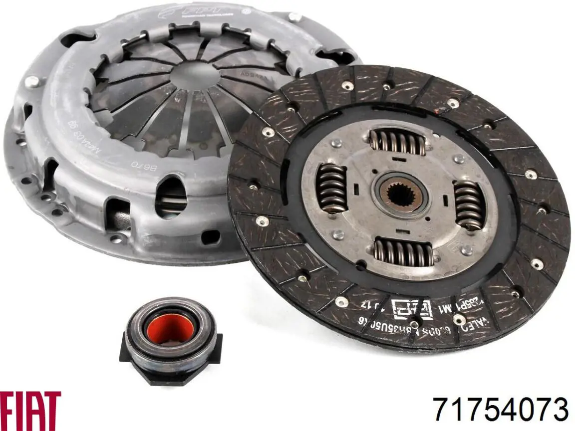 Do koszyka 71754073 Fiat/Alfa/Lancia Zestaw sprzęgła (3 części)