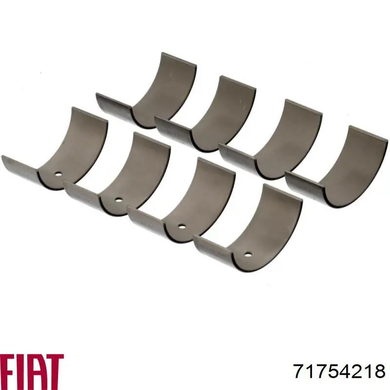 Do koszyka 71754218 Fiat/Alfa/Lancia Panewki korbowodowe wału korbowego, zestaw, standardowe (STD)