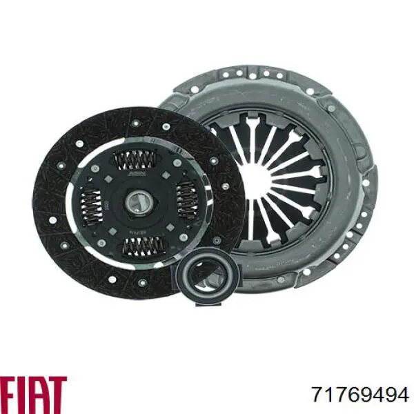 Do koszyka 71769494 Fiat/Alfa/Lancia Zestaw sprzęgła (3 części)