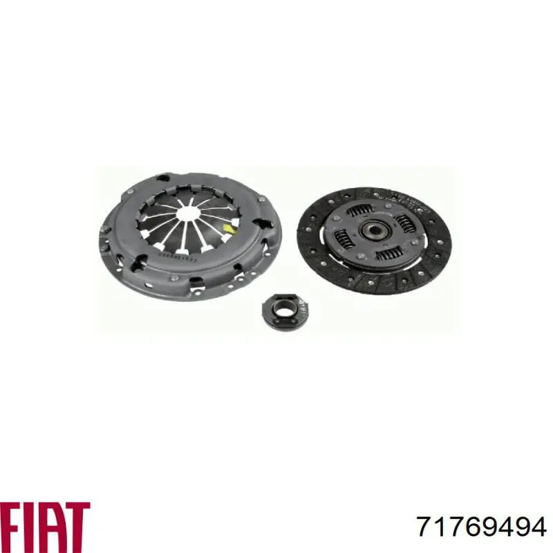 Zestaw sprzęgła (3 części) Fiat/Alfa/Lancia 71769494 cena, od 91,35 USD