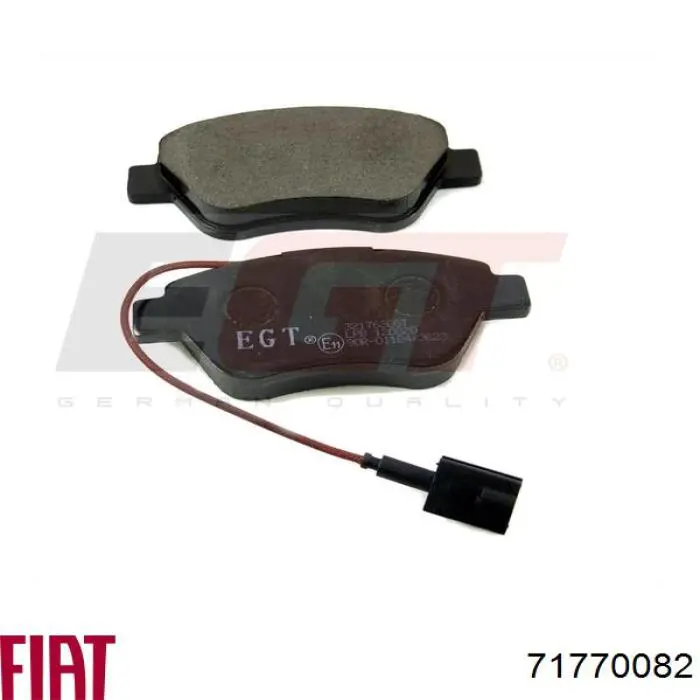 Klocki hamulcowe przednie tarczowe Fiat/Alfa/Lancia 71770082 cena, od 17,09 USD