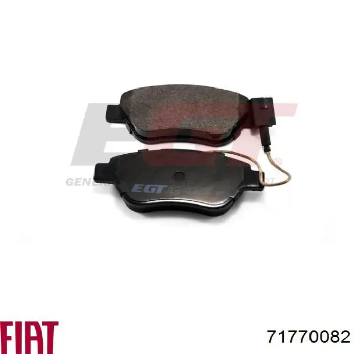 Do koszyka 71770082 Fiat/Alfa/Lancia Klocki hamulcowe przednie tarczowe