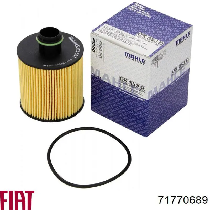 Filtr oleju Fiat/Alfa/Lancia 71770689 cena, od 7,46 USD