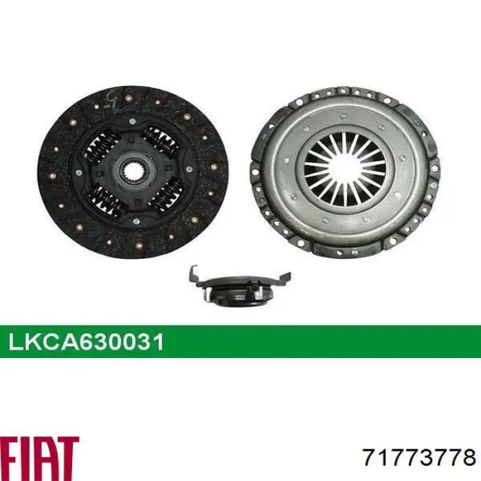 Zestaw sprzęgła (3 części) Fiat/Alfa/Lancia 71773778 cena, od 165,44 USD