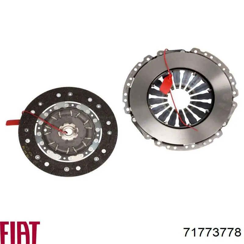 Do koszyka 71773778 Fiat/Alfa/Lancia Zestaw sprzęgła (3 części)