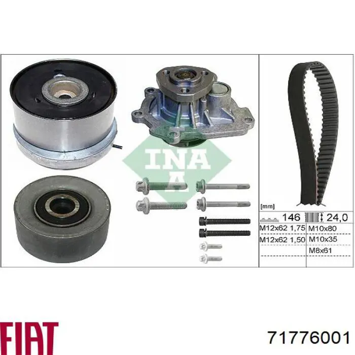 71776001 Fiat/Alfa/Lancia Pompa chłodząca wodna