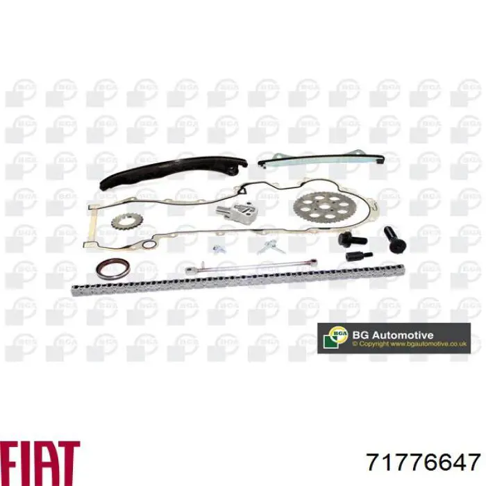 Łańcuch rozrządu, zestaw 71776647 Fiat/Alfa/Lancia