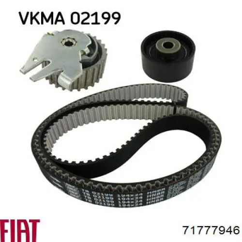 Pasek rozrządu Fiat/Alfa/Lancia 71777946 cena, od 55,73 USD