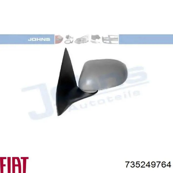 Lusterko wsteczne lewe Fiat Brava hatchback (182) (1995 - 2001) cena, od 84,69 USD