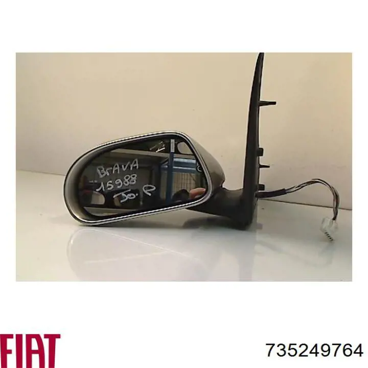 Do koszyka Lusterko wsteczne lewe Fiat Brava  182