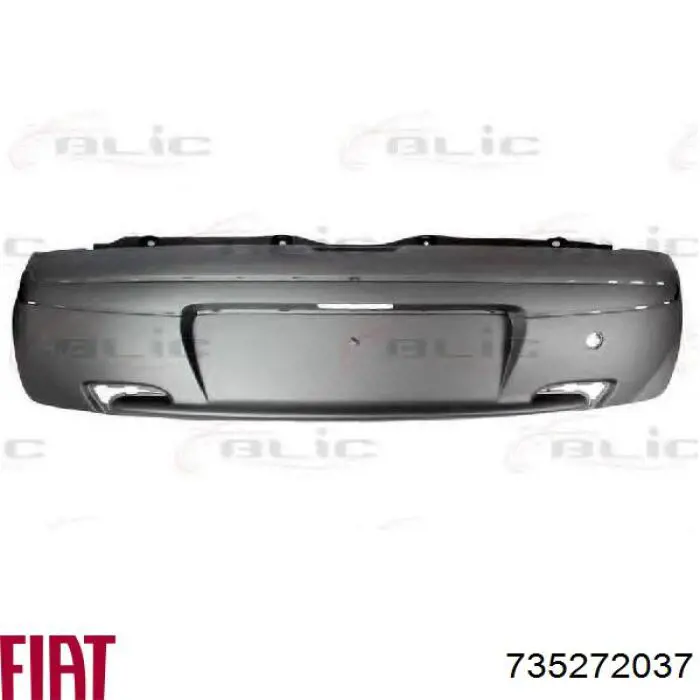 Zderzak tylny Fiat/Alfa/Lancia 0735272037 cena, od 23,56 USD
