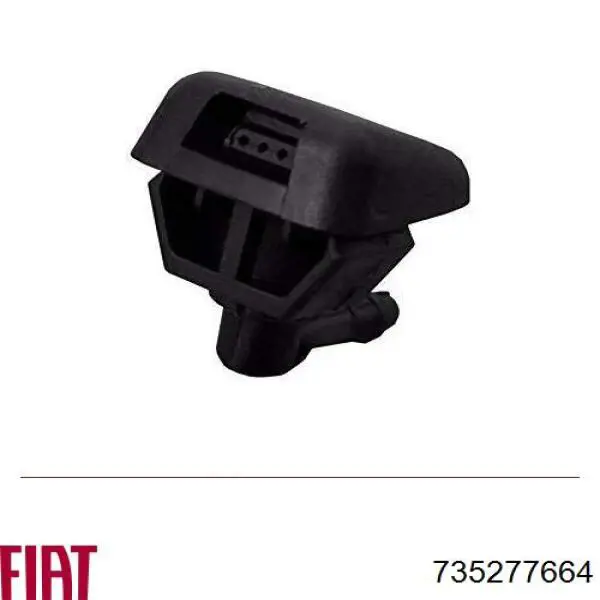 Do koszyka 735277664 Fiat/Alfa/Lancia Dysza spryskiwacza szyby przedniej